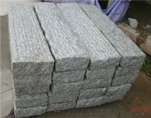Chinese Cheap Grey G603 Pineapple Curve Kerbstone