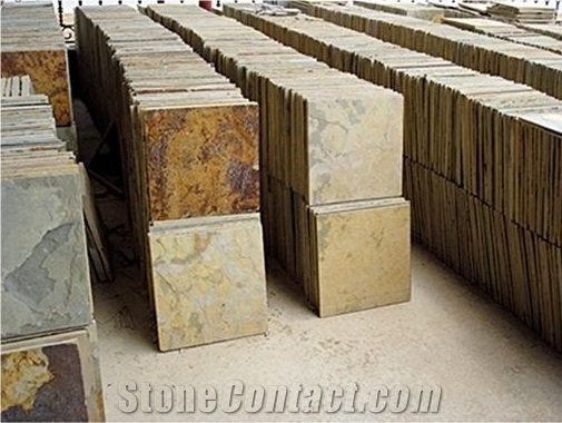 Chinese Cheap Multicolor Rusty Slate Wall Cladding