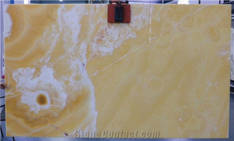Chinese Honey Yellow Onyx Polished Tiles & Slabs