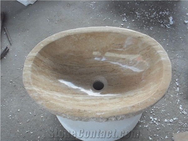 Chinese Yellow Honey Onyx Vessel Sinks,Basin,Bowl