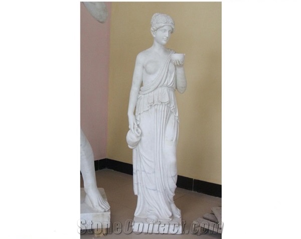 Figure White Marble Western Style Women Statues