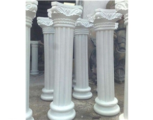 Front Home Door Decoration Stone Carving Rome Pillars