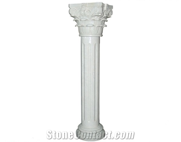 Front Home Door Decoration Stone Carving Rome Pillars
