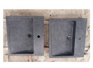 G654 Dark Grey Granite Customized Wash Sinks, Pedestal Basin