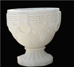 Garden Outdoor Natural Stone Planters,Flower Pots
