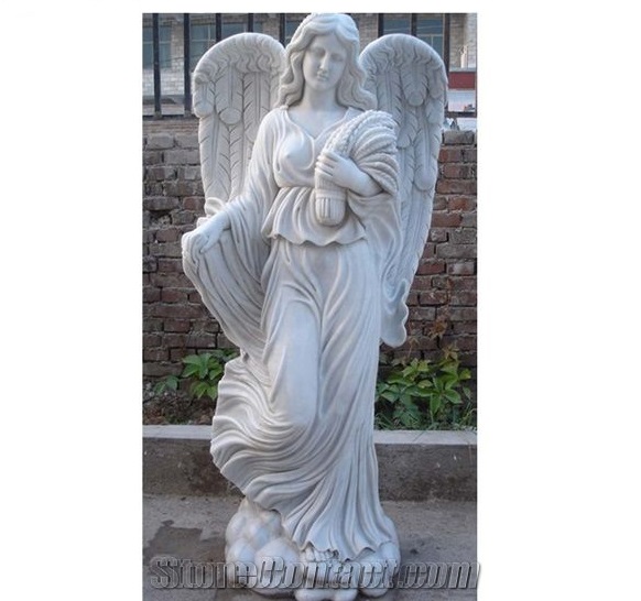 Garden Stone Large Angel Marble Statues