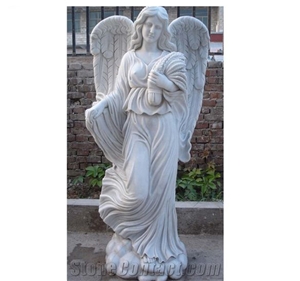 Garden Stone Large Angel Marble Statues