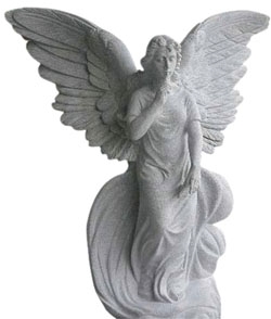 Outdoor White Marble Carving Statues Woman Sculpture