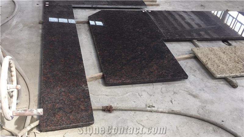 Polished Indian Tan Brown Granite Slabs And Tiles