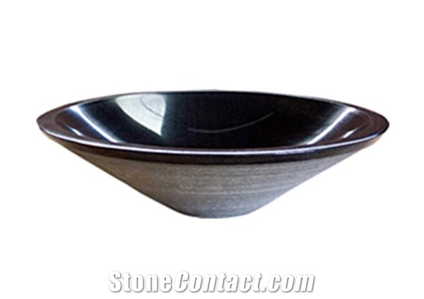 Polished Wholesale Black Marquina Marble Sinks & Basins