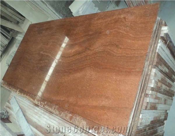 Red Veins Marble Polished Slabs And Tiles For Sale