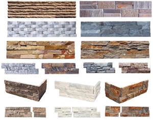 Slate Cultured Stone, Stacked Stone Wall Panel