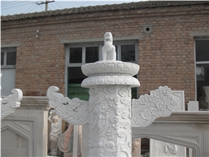 Spiral And Helical Shaped Multi Color Pure White Columns
