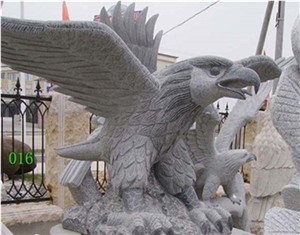 Vivid Eagle Granite Statue,Animal Sculpture Staue
