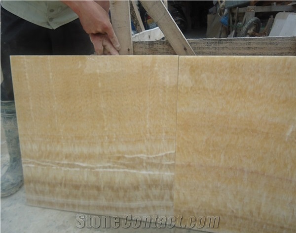 Wholesale Cheap Honey Yellow Onyx Tiles And Slabs