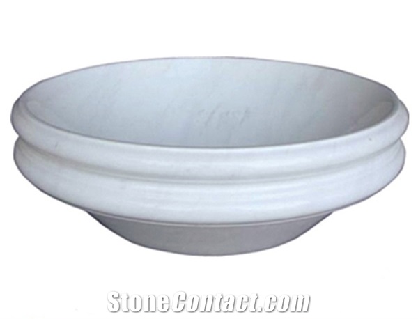 Wholesale White Onyx Round Basin And Sinks