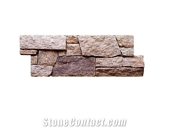 Z Shaped Hebei Rust Slate Culture Stone Panel