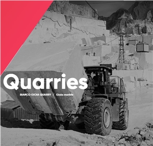 Bianco Gioia Marble Quarry