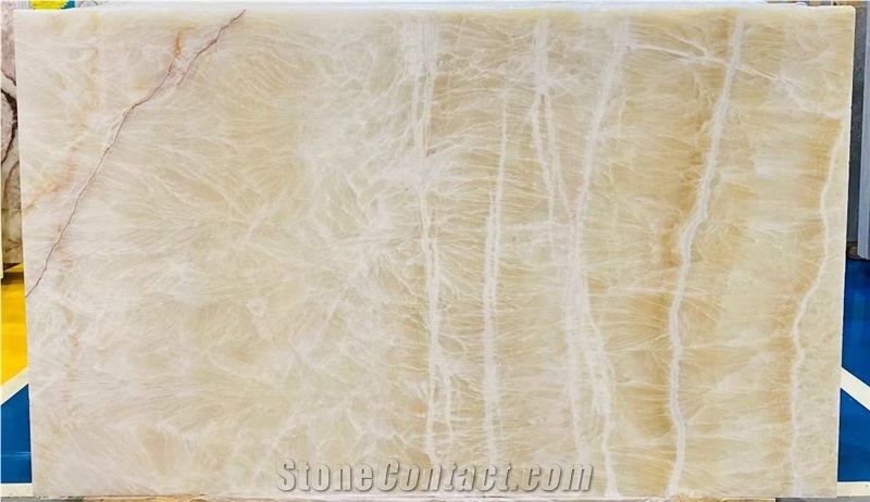 China Yellow Onyx Yellow Crystal Backlit Onyx Tiles & Slabs