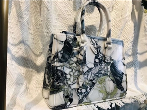 Green Marble Handbags Handicrafts Gifts Decoration
