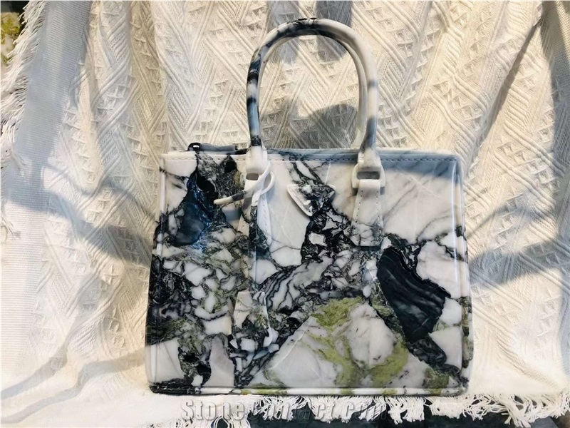 Green Marble Handbags Handicrafts Gifts Decoration