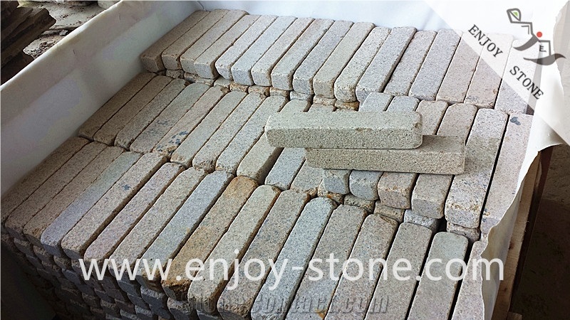 G682 Rustic Yellow Granite/Tumbled Paving Stone/Floor Paving