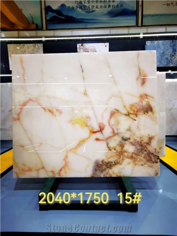 Afghanistan Safflower Ice Onyx