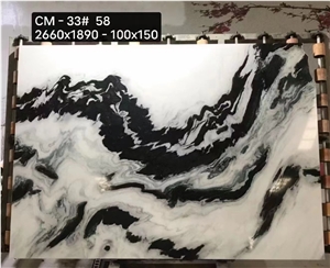 China Panda White Marble Polishing Tiles And Slabs
