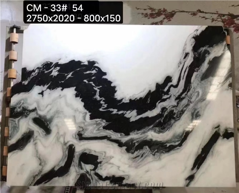 China Panda White Marble Polishing Tiles And Slabs