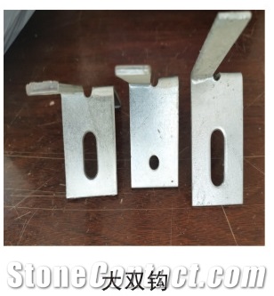 Aluminium Dry Hanging Bracket Stone Lifting Clamps