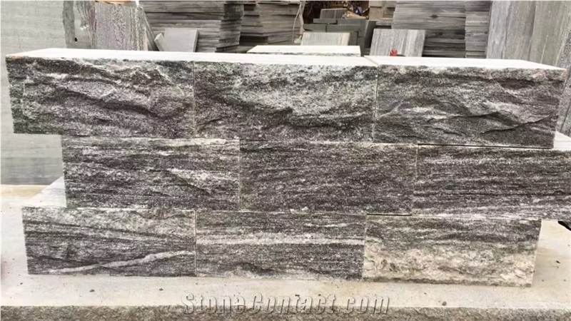 Nero Santiago Granite Wall Stone,Facade Wall Brick