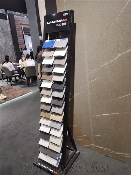 Showroom Sintered Stone And Porcelain Tile Display Tower