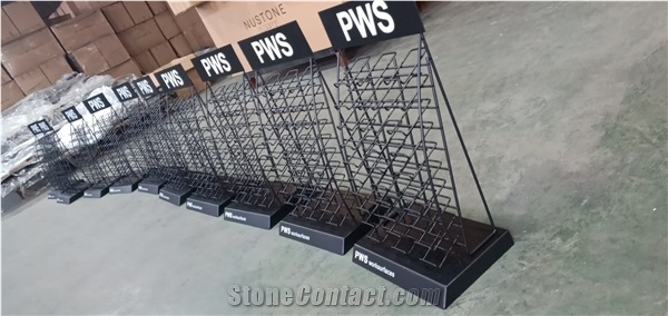 Sintered Marble And Granite Stone Counterop Dispaly Rack