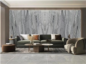 Brazil Morandi Grey Quartzite Polished Wall Panel Slabs