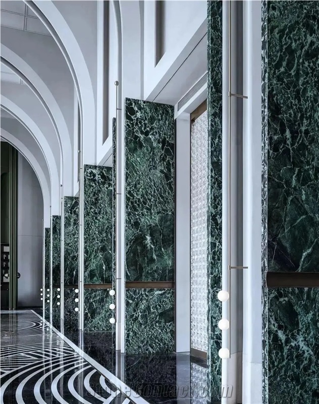 Verde Prada Green Marble Slabs Italian Green Marble Tiles