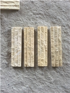 Yellow Line Chiselled Stone Veneer
