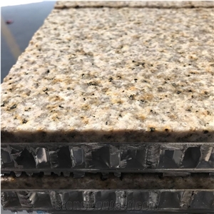 Golden Rust Granite Veneer Aluminum Honeycomb Backed