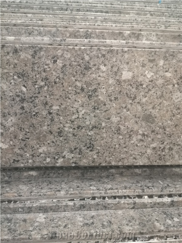 Sapphire Brown Granite Backed Aluminum Honeycomb Panels