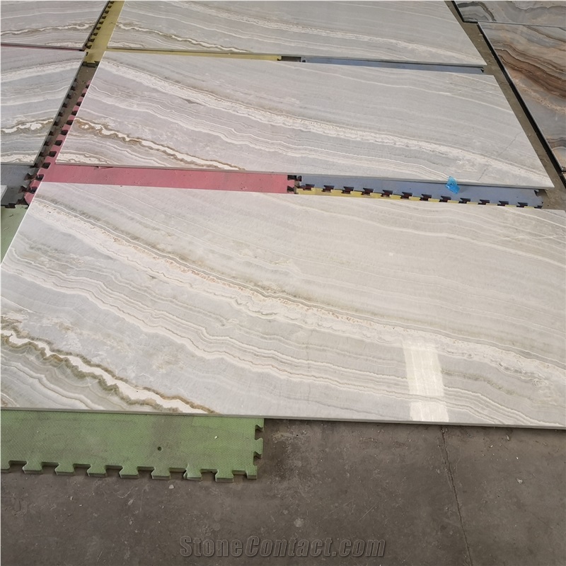 Translucent White Onyx Backed Glass Panels
