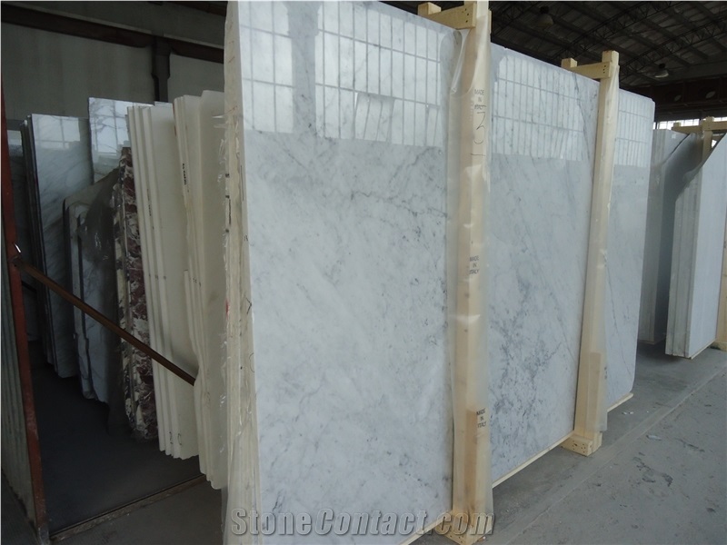 Bianco Carrara Venato C Marble Slabs