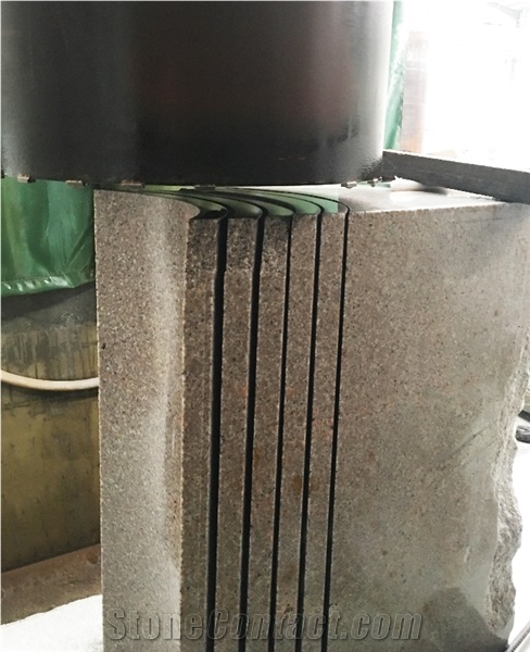 YHQJ-2500 Four-Cylinder Gantry Stone Column Cutting Machine, Arc Slab Cutting Machine