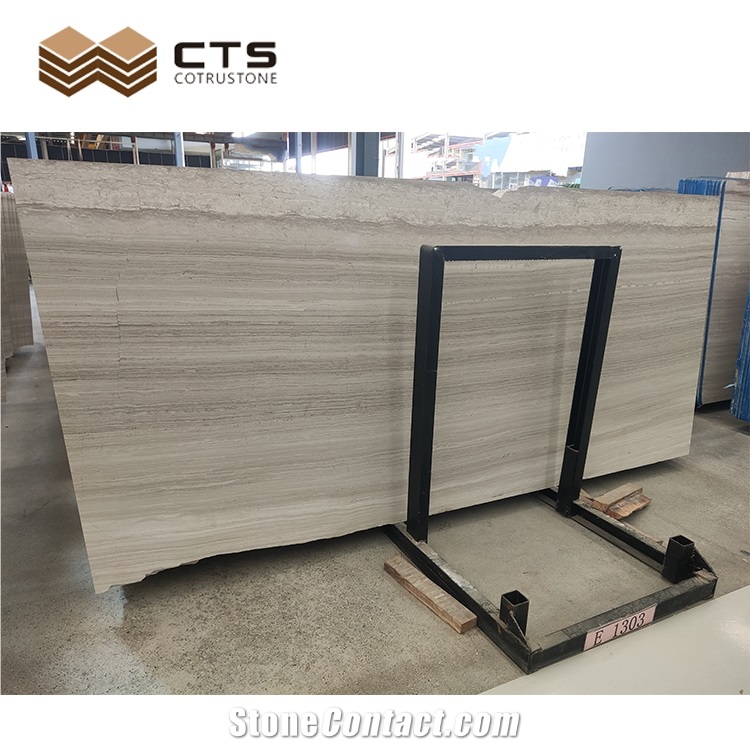Hot Selling Wooden White Marble Slab For Home Decoration