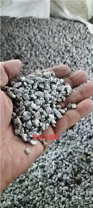 Tumbled Grey Granite Pebble & Gravel