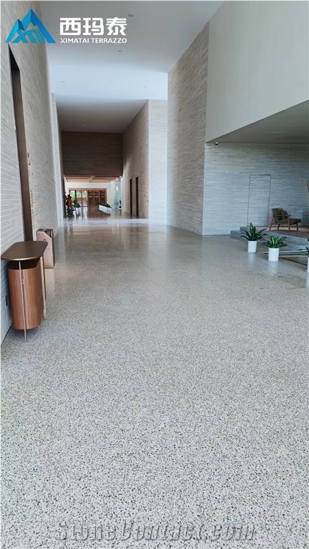 Cement Terrazzo Tile For Project Quantity Slab