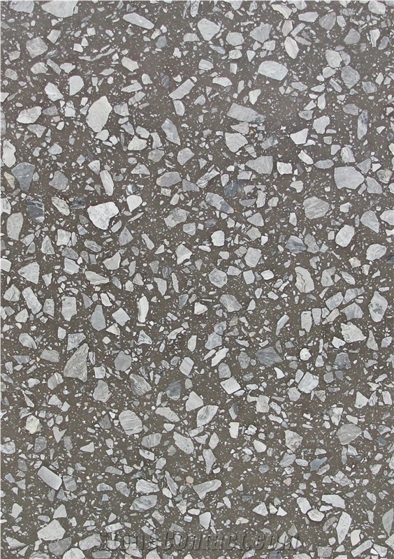 Nature Stone Aggregate Cement Terrazzo Tile Slab USPC