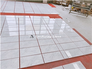 Carrara White Marble Tiles For Flooring And Wall Cladding