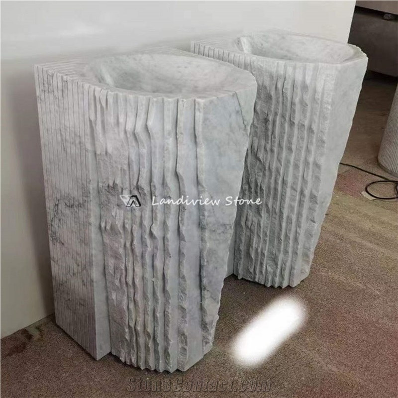 Free Standing Basin Natural Stone Sink