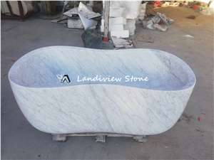 Natural Stone Bathtub White Marble Stone Bath Tub