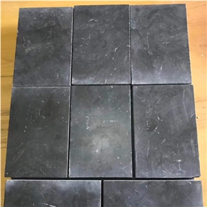 Honed Black Limestone Tile