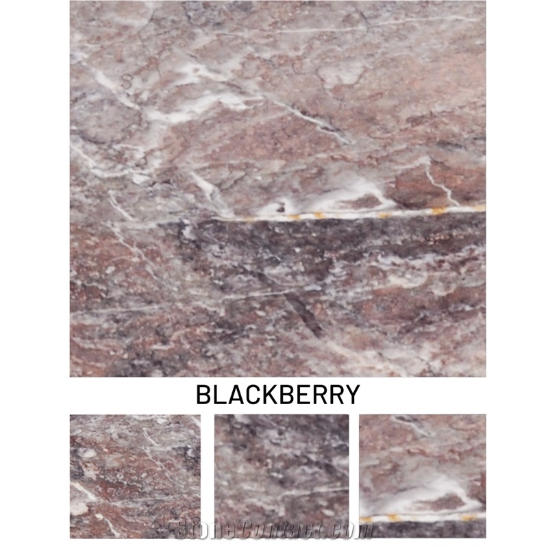 Afyon Purple Marble - Blackberry Marble